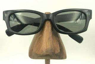 Vintage Cool - Ray Polaroid Cari Michelle N135 Black Oval Sunglasses Frames Italy