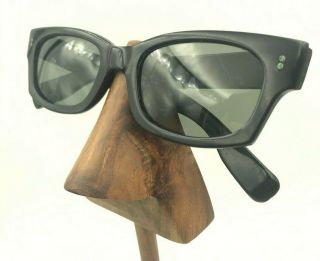 Vintage Cool - Ray Polaroid Cari Michelle N135 Black Oval Sunglasses Frames Italy 3
