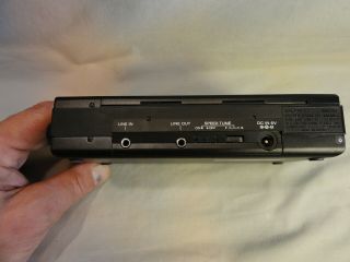 Vintage Sony Walkman Professional Model WM - D6C w/ Case and Strap 4