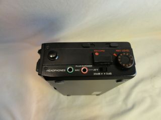 Vintage Sony Walkman Professional Model WM - D6C w/ Case and Strap 6