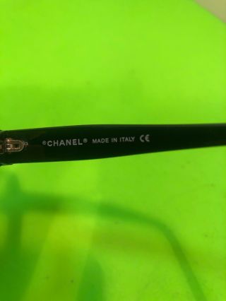 Vintage Chanel Sunglasses 5065 Black Shield VERY RARE 5