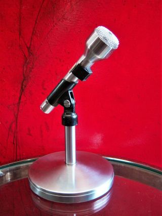 Vintage 1950 ' s Electro Voice 423 A microphone old stand midcentury Turner EV 3 5