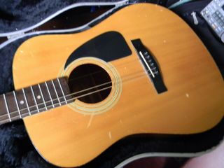 Vintage Fender GEMINI II Classic Acoustic Guitar w/ Hard Case 3