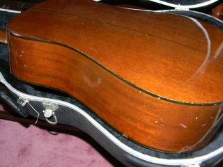 Vintage Fender GEMINI II Classic Acoustic Guitar w/ Hard Case 7