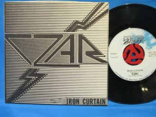 Czar Iron Curtain 7 " 1982 Iron Maiden Mce Records Rare Nwbhm