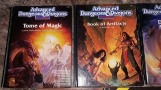 5 Vintage TSR Advanced Dungeons & Dragons AD&D Books 2