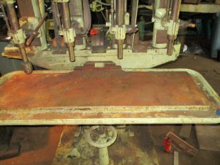 Vintage Leland - Gifford 4 Four Spindle Drill Press Machine Quad 3 ' x5 ' 3