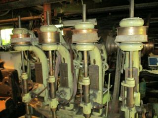 Vintage Leland - Gifford 4 Four Spindle Drill Press Machine Quad 3 ' x5 ' 4