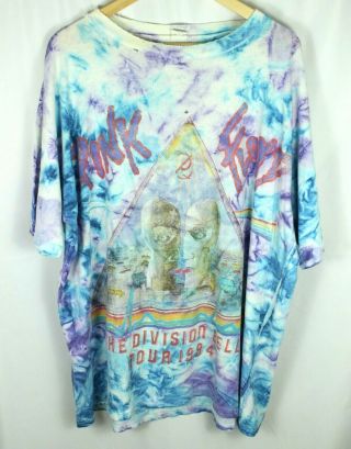 Vintage 1994 Pink Floyd The Division Bell North American Tour Tie Dye T - Shirt Xl