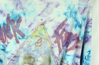 Vintage 1994 Pink Floyd The Division Bell North American Tour Tie Dye T - Shirt XL 2