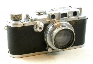 Vintage Leica Iiia W/summar F=5cm 1:2 Lens