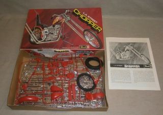 Vintage 1971 Revell L.  A.  Street Chopper Model Kit