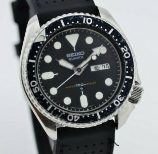 Vintage Seiko Diver Quartz Watch 7548 - 7000 Jdm B873/103.  1