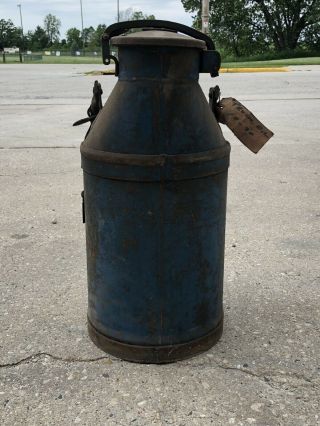 5 Gallon Standard Oil Co.  Can Jug Embossed Vintage