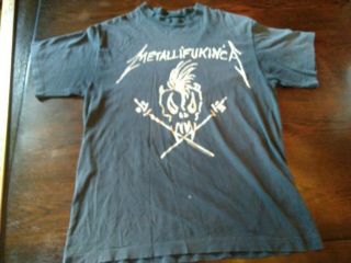 Metallica Vintage Distressed Metallifukinca 1994 Tour Shirt Summer Sh T Giant