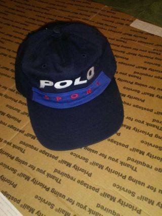 Vintage 90s Polo Sport Pepsi Hat Ralph Lauren
