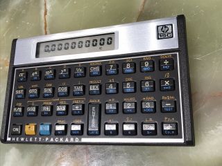 Vintage Hp - 15c Scientific Calculator With Leather Case,