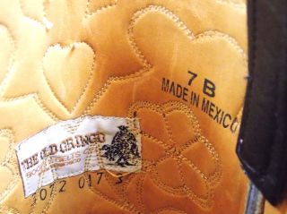 Old Gringo Bluebird Cowboy Boots - Wms 7B - Inlay Golondrita Golondrina Vtg Pink 12