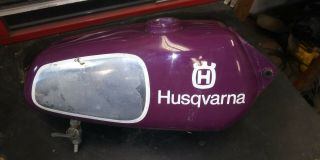 Rare Husqvarna Wr 360 Cr Tank Ahrma Vintage Motocross