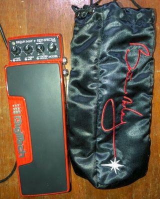 Extremely Rare Limited Edition Brian May Red Special Digitech Pedal