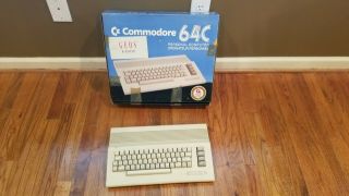 Vintage Commodore 64c Personal Computer No Power Cord