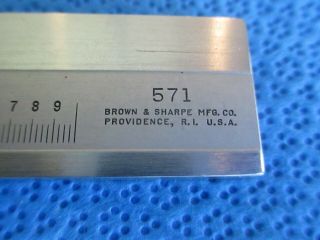 Vintage 571 Brown & Sharpe Vernier Caliper.  001 