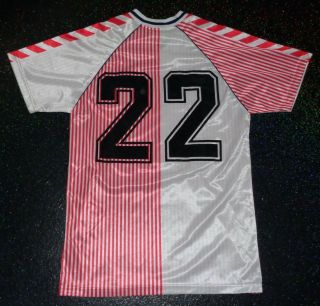 Vintage Hummel 1986 Denmark Match Worn ? Football Shirt - Large 3