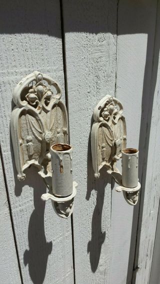 Vintage 1920s Wall Sconces For Restoration Isco Make Gothic