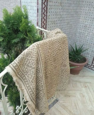 Vintage Handmade Bogolan Strip - Textile - Woven Mud Cloth From Mali,  West Africa