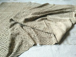 Vintage handmade Bogolan strip - textile - woven mud cloth from Mali,  West Africa 3
