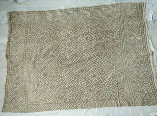 Vintage handmade Bogolan strip - textile - woven mud cloth from Mali,  West Africa 4