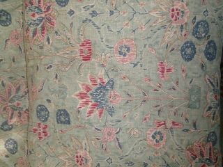 RALPH LAUREN Vintage Cotton,  Linen Floral Print Full - Queen Duvet Cover/Rare 2