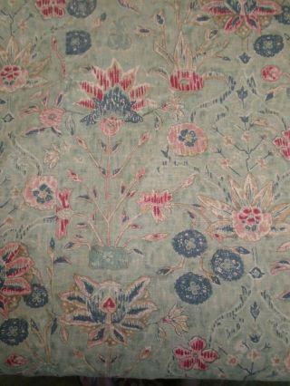 RALPH LAUREN Vintage Cotton,  Linen Floral Print Full - Queen Duvet Cover/Rare 4
