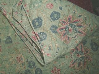 RALPH LAUREN Vintage Cotton,  Linen Floral Print Full - Queen Duvet Cover/Rare 5