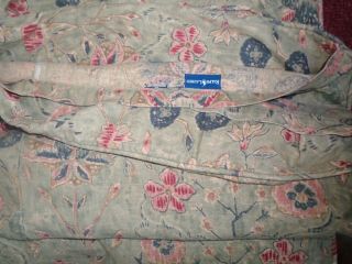RALPH LAUREN Vintage Cotton,  Linen Floral Print Full - Queen Duvet Cover/Rare 6