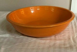 Vintage Fiesta 11 3/4 " Fruit Bowl,  Orange.