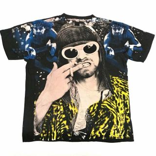 Kurt Cobain Nirvana Mosquito Head Vintage T - Shirt Size L 21/27