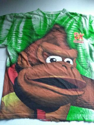Vintage Donkey Kong Country Dk T - Shirt Nintendo Entertainment Shirt Usa