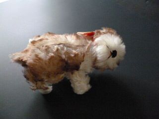 MOLLY Vtg Steiff dog 3317.  00,  cond.  All tags and button.  Turning head 7