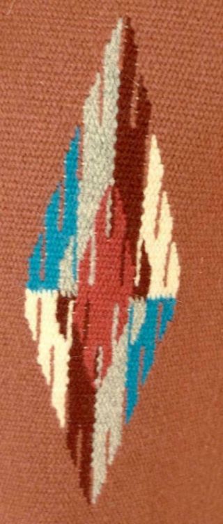 VTG Sz 46 ORTEGA ' S CHIMAYO NATIVE AMERICAN Indian BLANKET HANDWOVEN Wool VEST 8