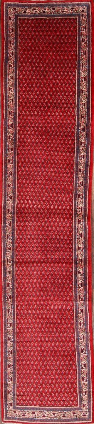 Oversize All Over Persian Runner Rug Handmade Oriental Geometric Carpet 3 X 13
