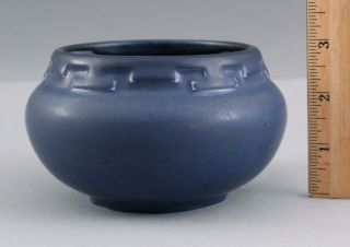 Rare Small Antique Hampshire Art Pottery Arts & Crafts Greek Key Bowl Vase 151/1