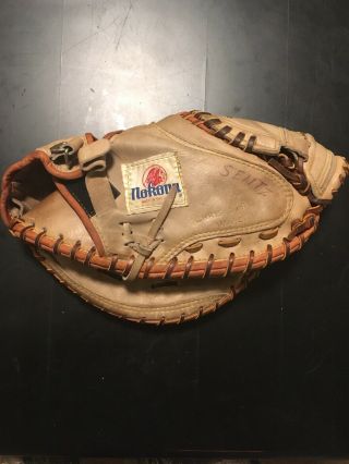 Nokona Vintage Leather Baseball Glove CM275 Catchers Mitt 2