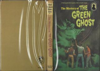 Three Investigators 4 Mystery Of The Green Ghost - Hc Adragna Rare Cover