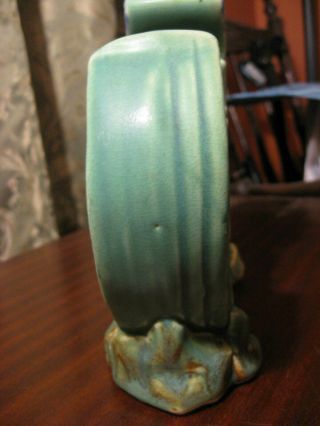 Colorful Vintage Weller Pottery Ardsley Iris Ceramic Step Vase 7 ½ In. 6