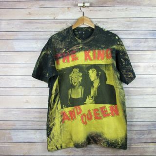 Mosquitohead The King And Queen Vintage T Shirt 1980s Elvis Marilyn Monroe