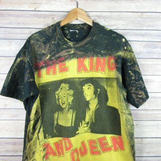 MOSQUITOHEAD The King And Queen Vintage T Shirt 1980s Elvis Marilyn Monroe 4