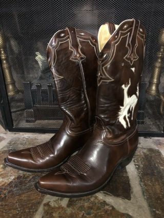 The Old Gringo Leather Brown Cowboy Western Boots Men 