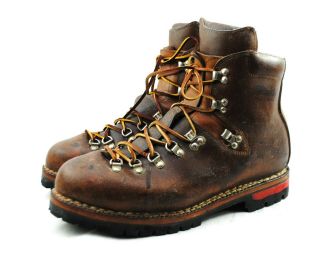 Vintage Raichle Brown Leather Extreme Hiking Mountaineering Outdoor Boots 11.  5