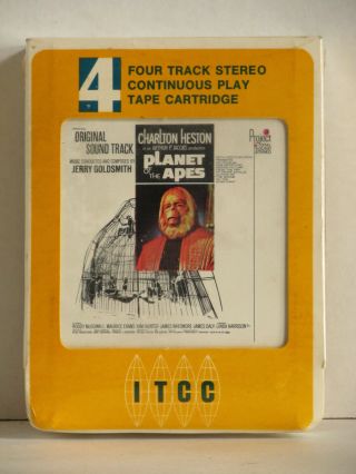 Jerry Goldsmith Planet Of The Apes 4 - Track Tape (not 8 - Track) Mega Rare